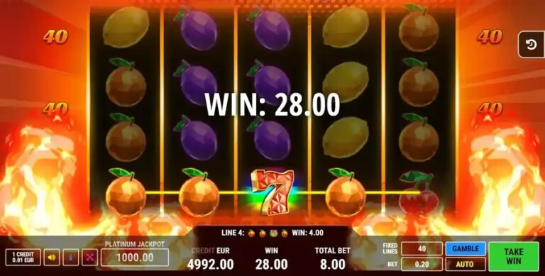 Crystal Hot 40 Free Spins