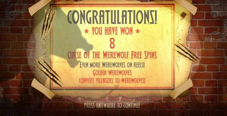 Curse of the Werewolf Megaways