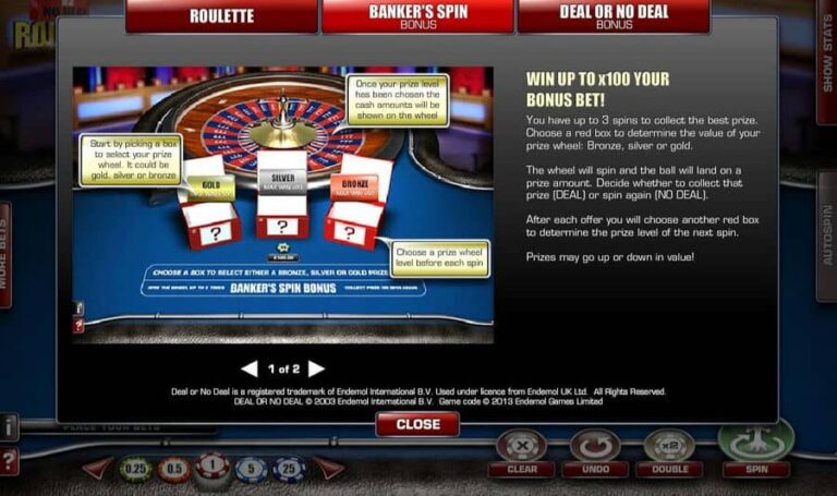 Deal Or No Deal Roulette