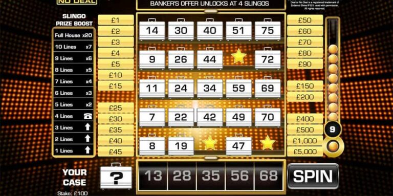 Deal Or No Deal Slingo Us