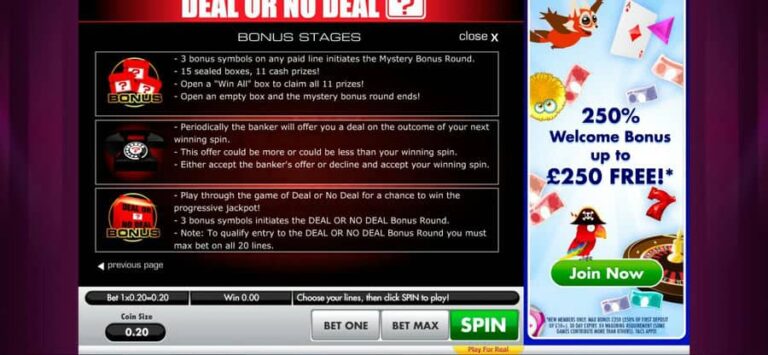 Deal or No Deal (Gamesys)