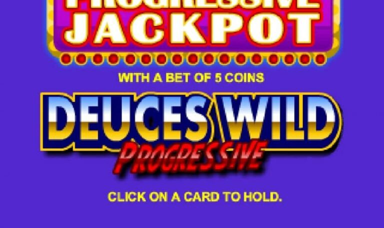 Deuces Wild Progressive Poker