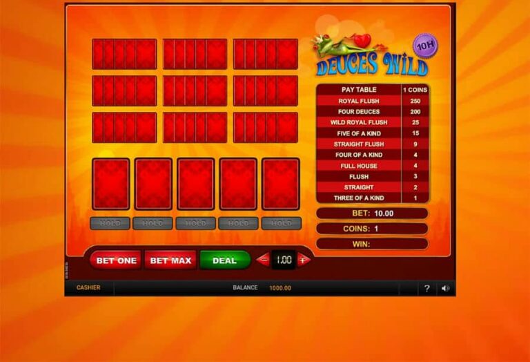 Deuces Wild 10 Hands (GVG)