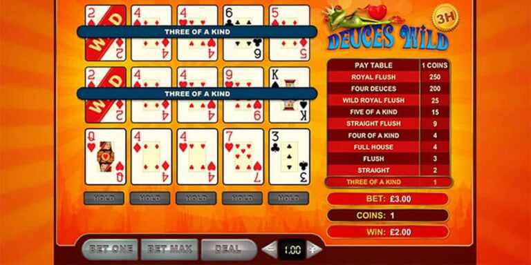 Deuces Wild 3 Hands (GVG)