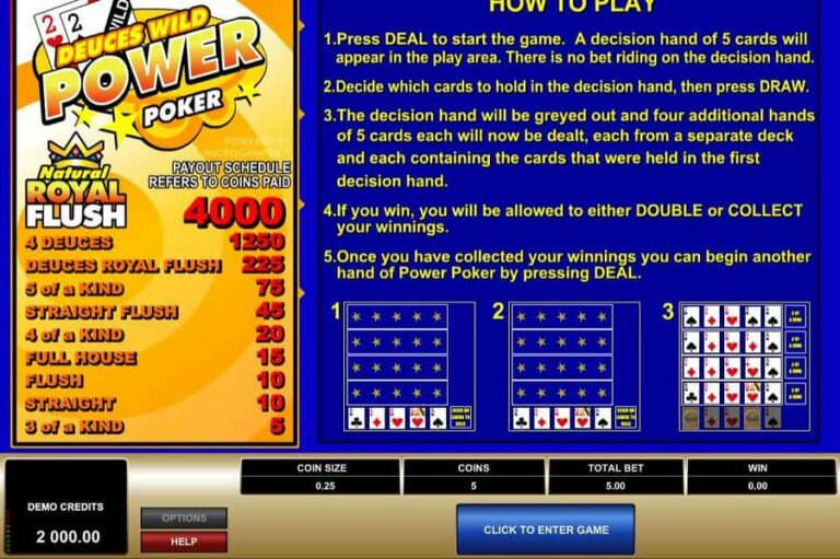 Deuces Wild MH (Microgaming)