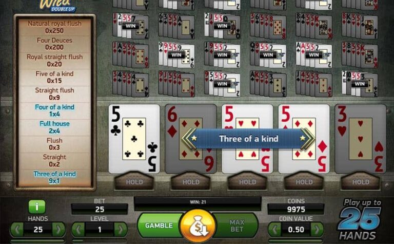 Deuces Wild MH (NetEnt)