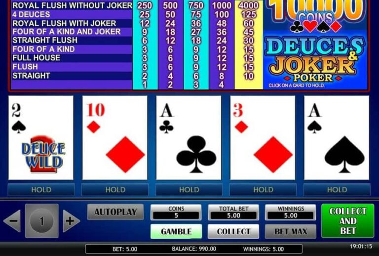 Deuces and Joker Poker (iSoftBet)