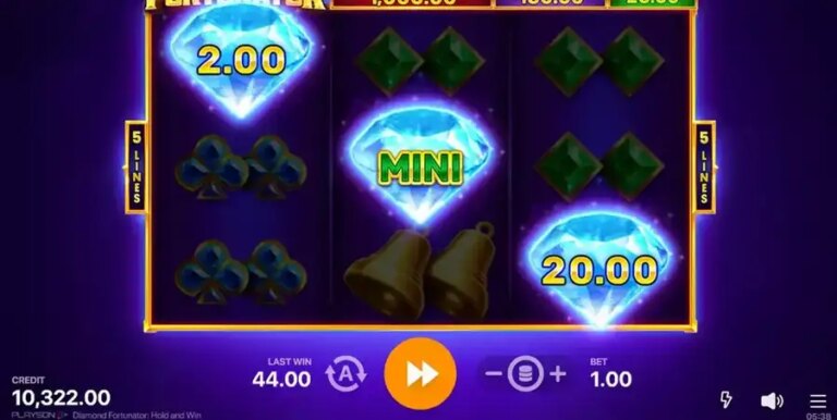 Diamond Fortunator Hold and Win