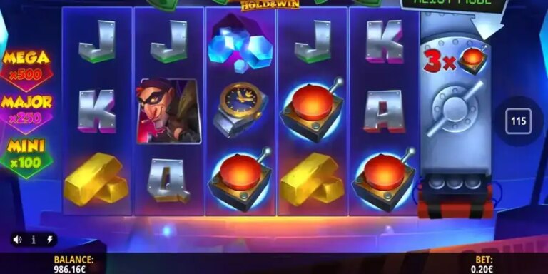 Diamond Heist Hold & Win
