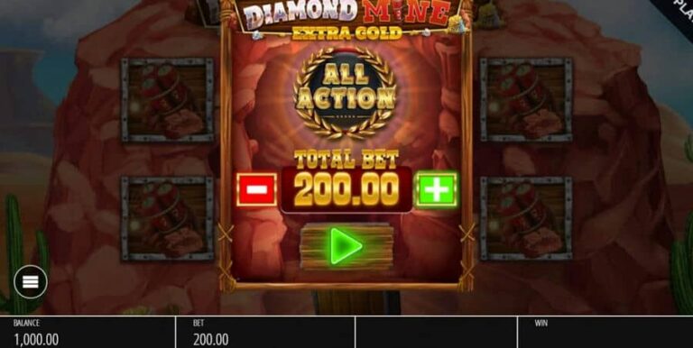 Diamond Mine Megaways All Action