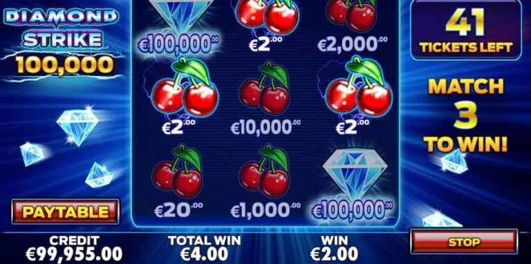 Diamond Strike Scratchcard