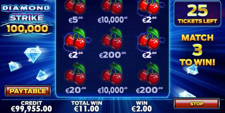 Diamond Strike Scratchcard