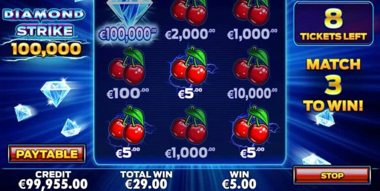 Diamond Strike Scratchcard