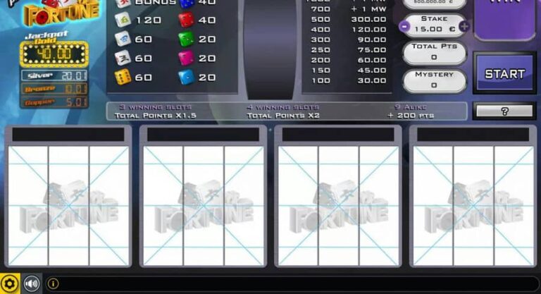 Dice Of Fortune Progressive