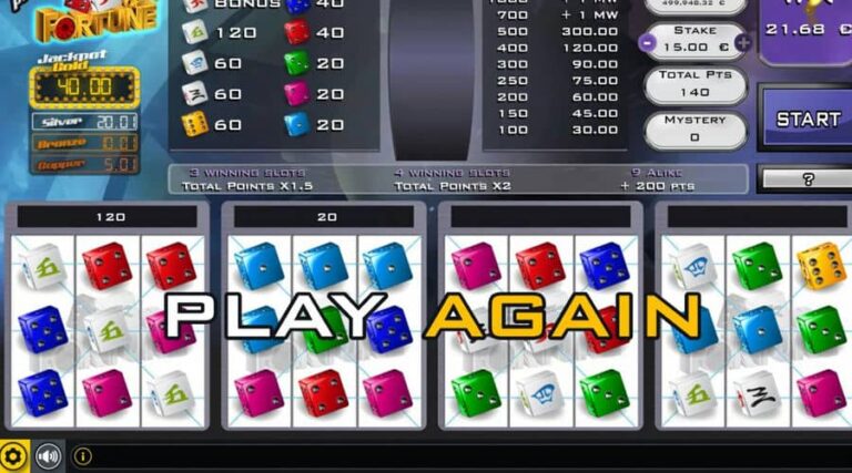 Dice Of Fortune Progressive