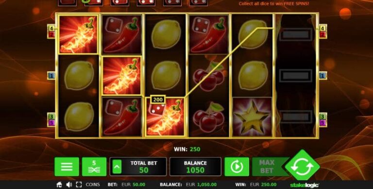 Dice on Fire