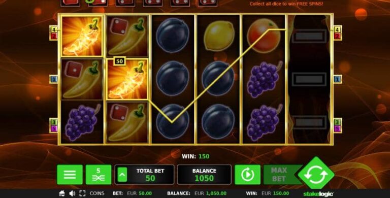 Dice on Fire