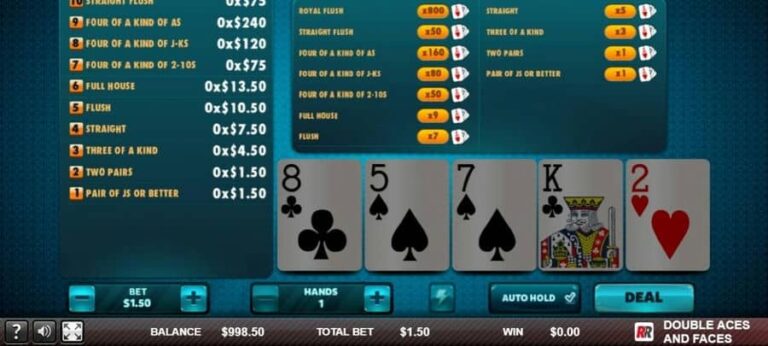Double Aces & Faces (Red Rake)
