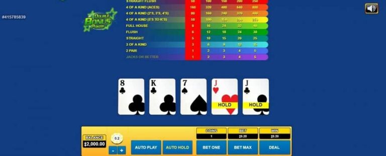 Double Bonus Poker (Habanero)