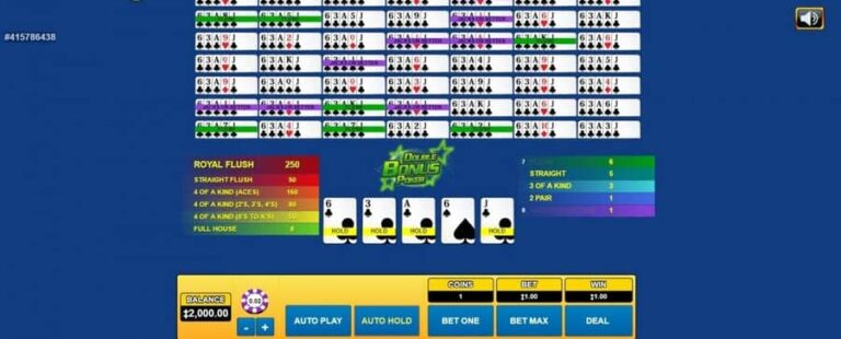 Double Bonus Poker (Habanero)