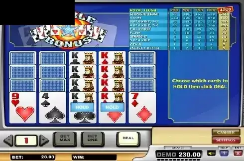 Double Bonus Poker MH (Play’n Go)