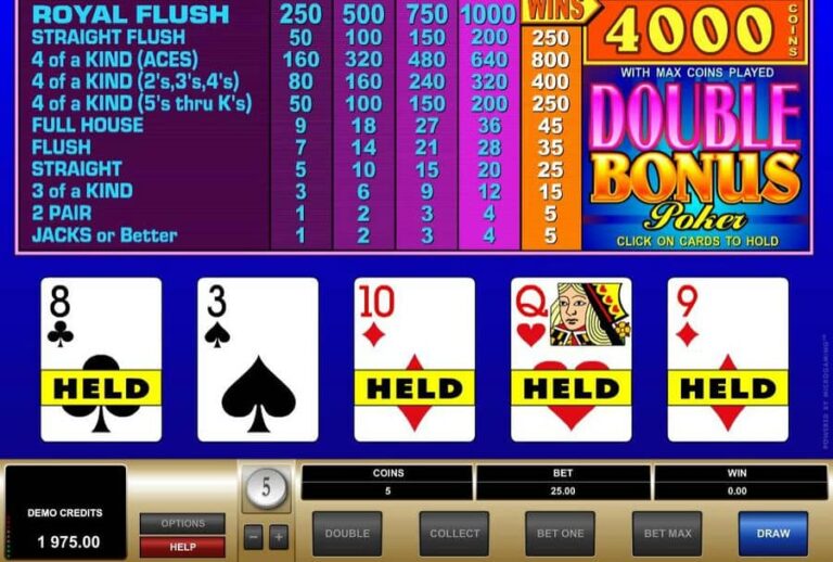 Double Bonus Poker (Microgaming)