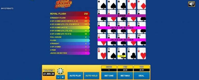 Double Double Bonus Poker (Habanero)
