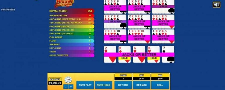Double Double Bonus Poker (Habanero)