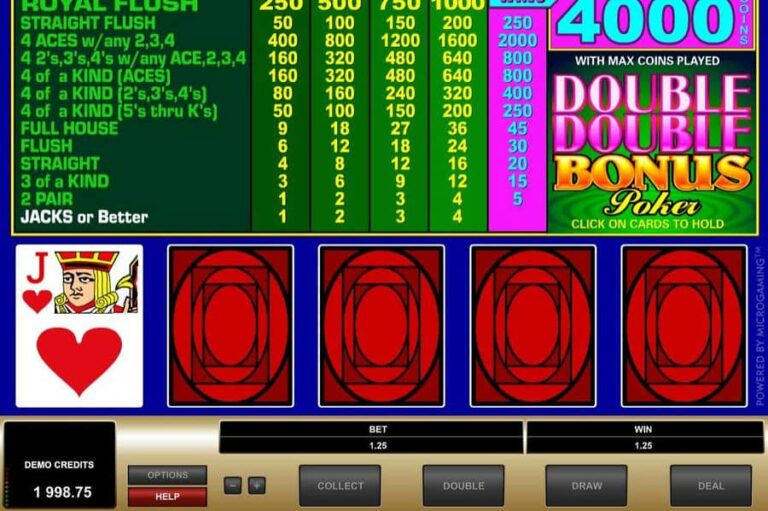 Double Double Bonus Poker (Microgaming)