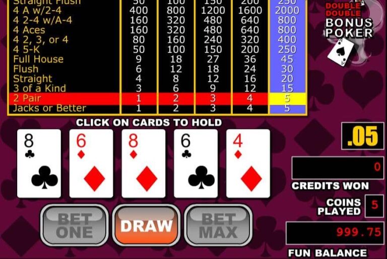 Double Double Bonus Poker (RTG)