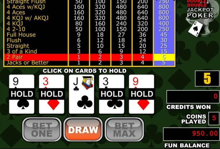 Double Double Jackpot Poker