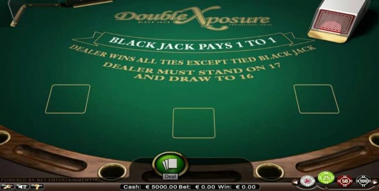 Double Exposure Blackjack Professional Series High Limit