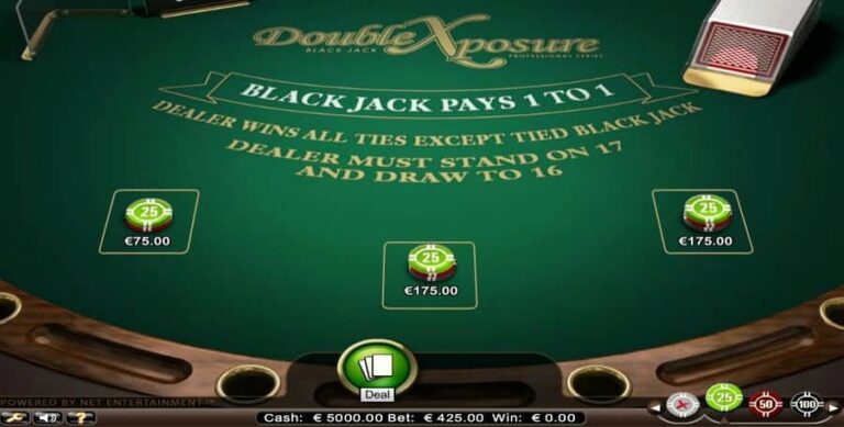 Double Exposure Blackjack Professional Series High Limit