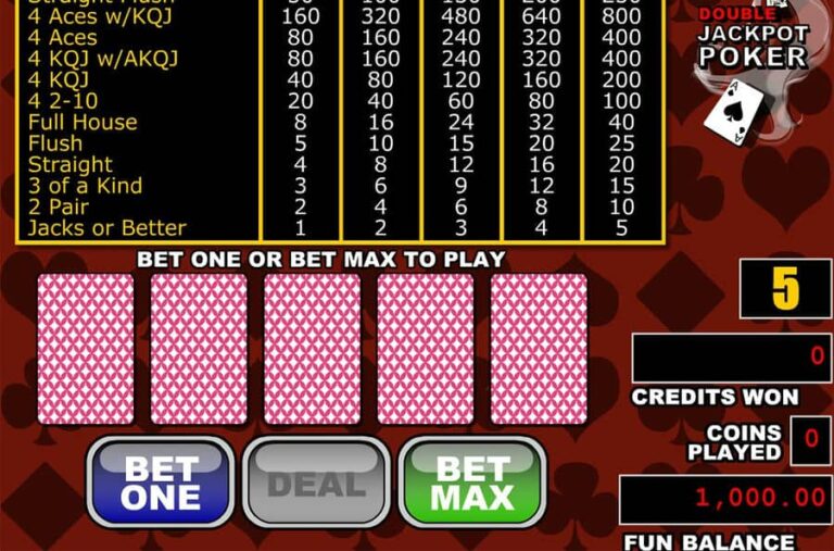 Double Jackpot Poker (RTG)