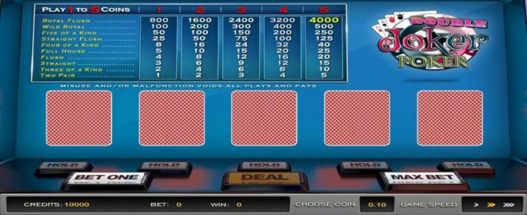 Double Joker Poker (Nucleus Gaming)