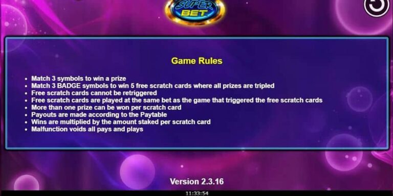 Doubleplay Superbet (Scratch)