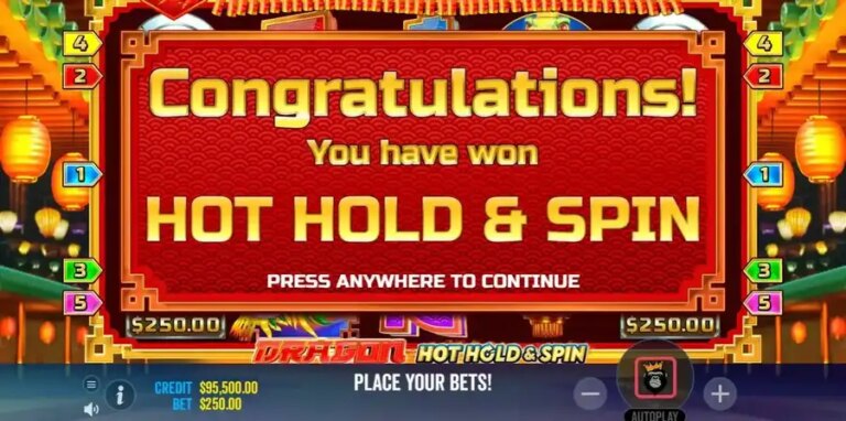 Dragon Hot Hold and Spin
