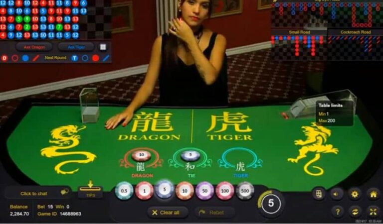 Dragon Tiger Live Casino (Ezugi)