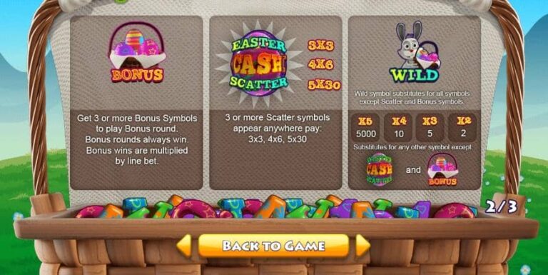Easter Cash Basket