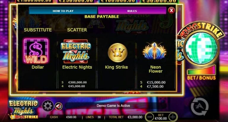 Electric Nights King Strike