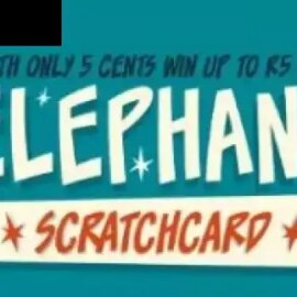 Elephant Scratchcard