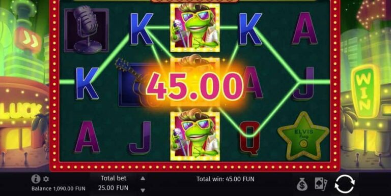 Elvis Frog in Vegas