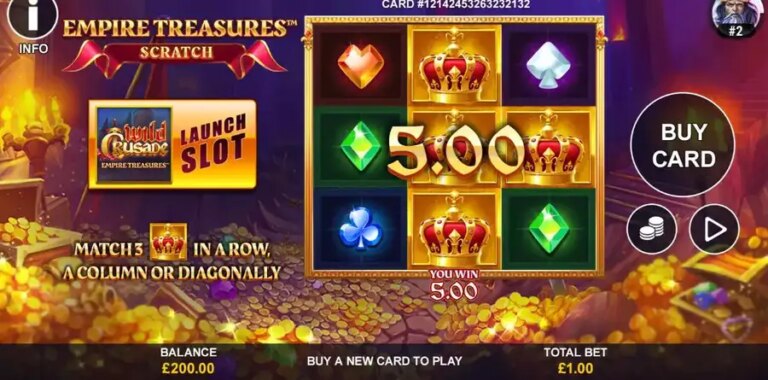 Empire Treasures Scratch