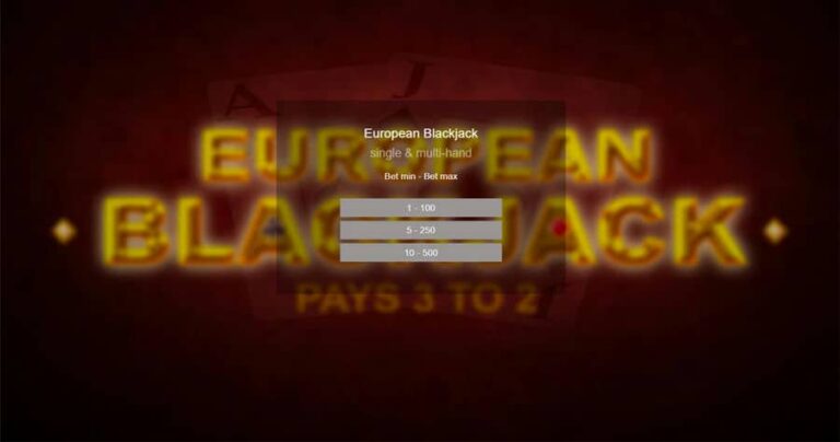 European Blackjack (Espresso Games)