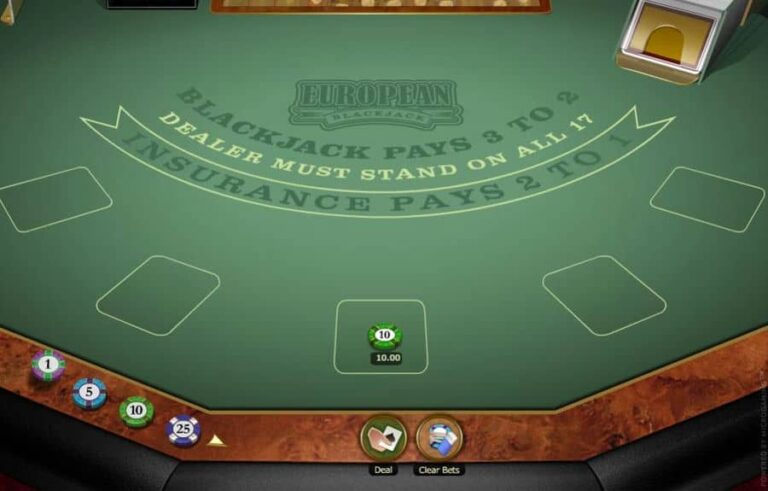 European Blackjack Gold (Microgaming)