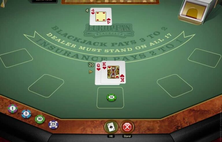 European Blackjack Gold (Microgaming)