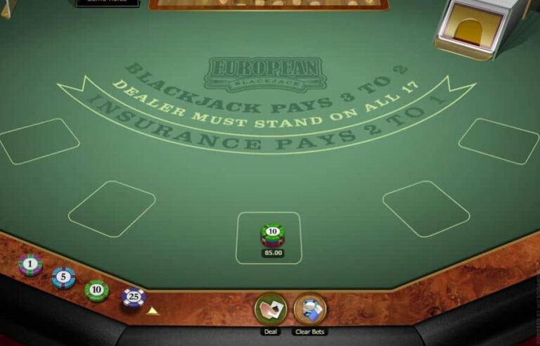 European Blackjack Gold (Microgaming)