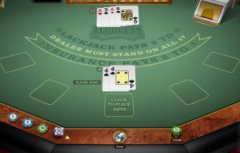 European Blackjack Gold (Microgaming)