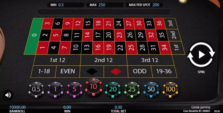 European Roulette (Getta Gaming)