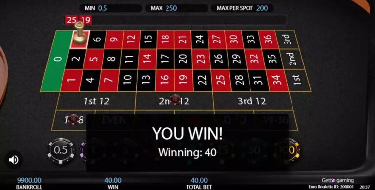 European Roulette (Getta Gaming)